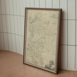 PÓSTER VINTAGE 1765 EL CONDADO DE BEDFORD