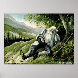 Póster Vintage 1907 de Rip van Winkle
