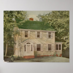 Póster Vintage 1927 House Design 10A5 Imprimir exterior