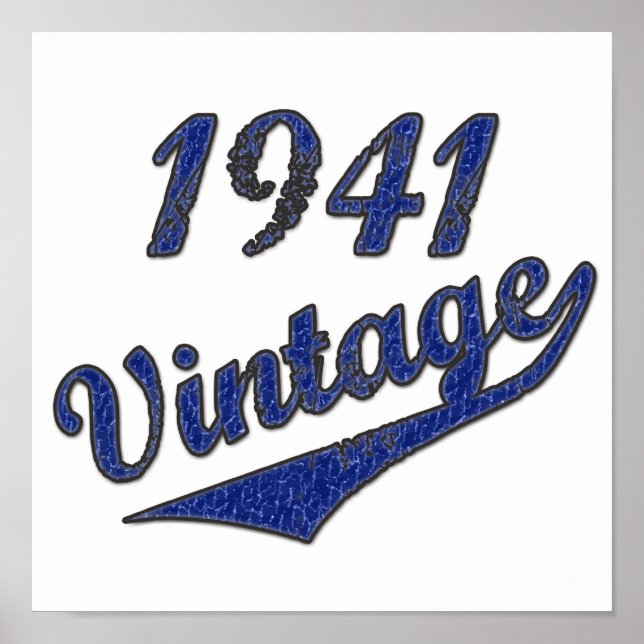 Póster Vintage 1941 (Frente)