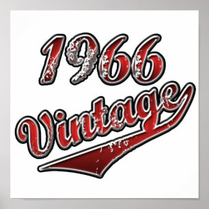 Póster Vintage 1966