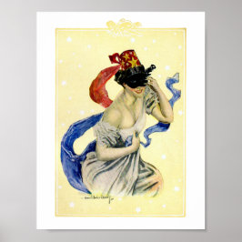 Póster Vintage 4th of July Patriotic Masquerade Party