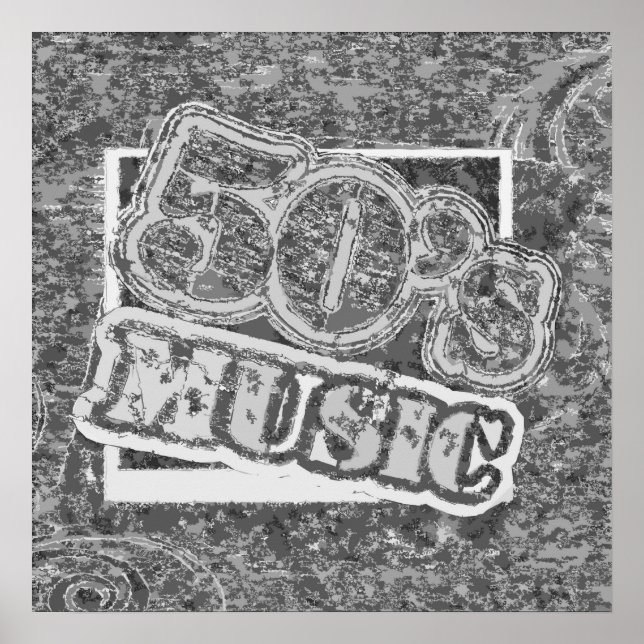 Póster Vintage 50's Music - Poster (Frente)
