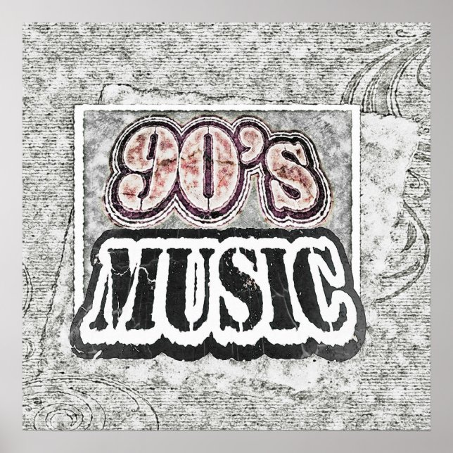 Póster Vintage 90's Music - Poster (Frente)