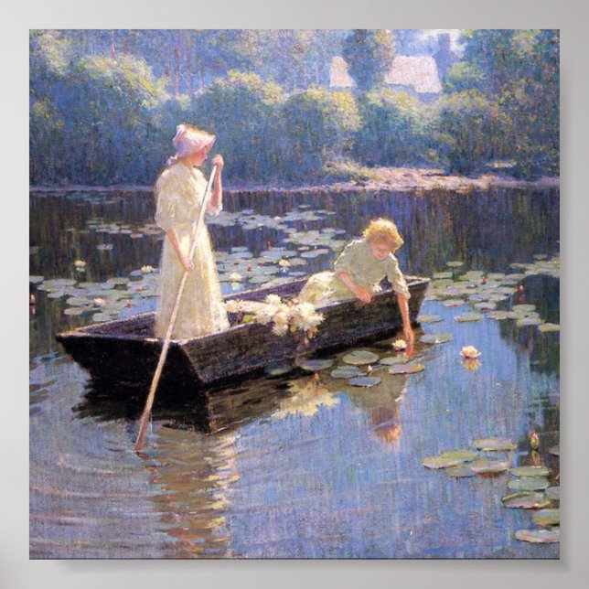 Póster Vintage Abbott Fuller Graves Pond Lilies (Frente)