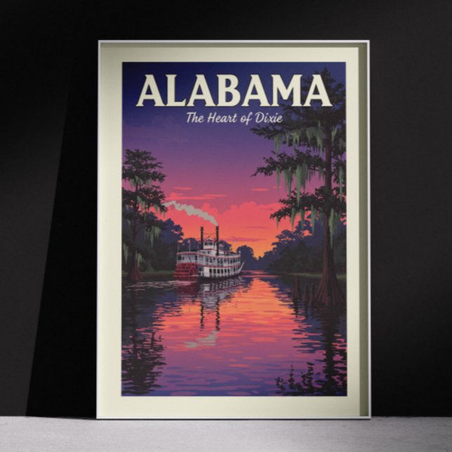 Póster Vintage Alabama (Subido por el creador)
