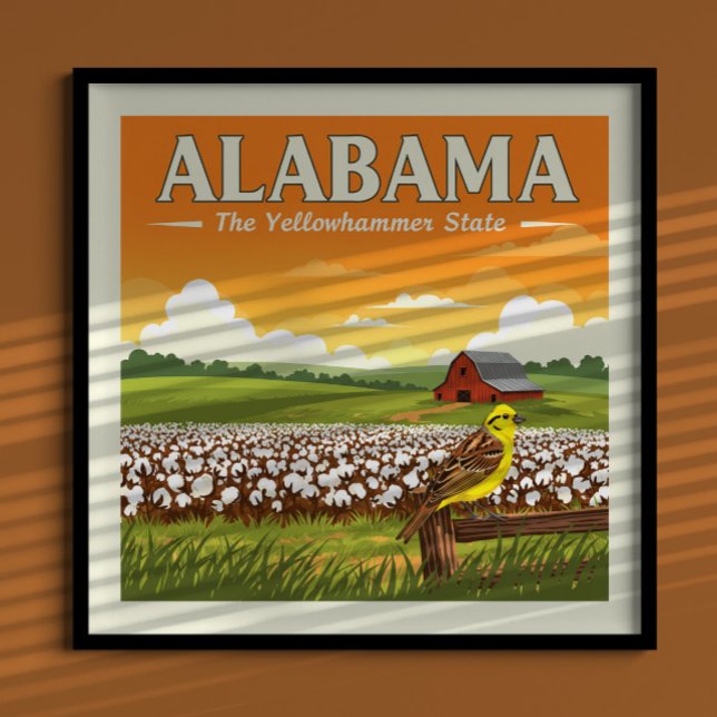 Póster Vintage Alabama (Subido por el creador)