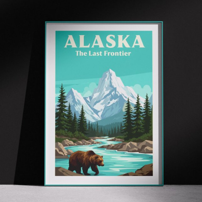 Póster Vintage Alaska (Subido por el creador)