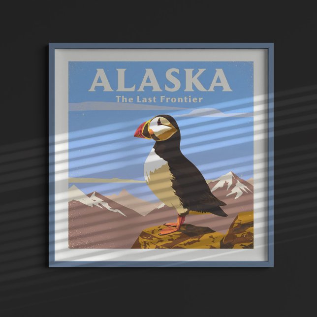 Póster Vintage Alaska (Subido por el creador)