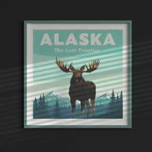 Póster Vintage Alaska
