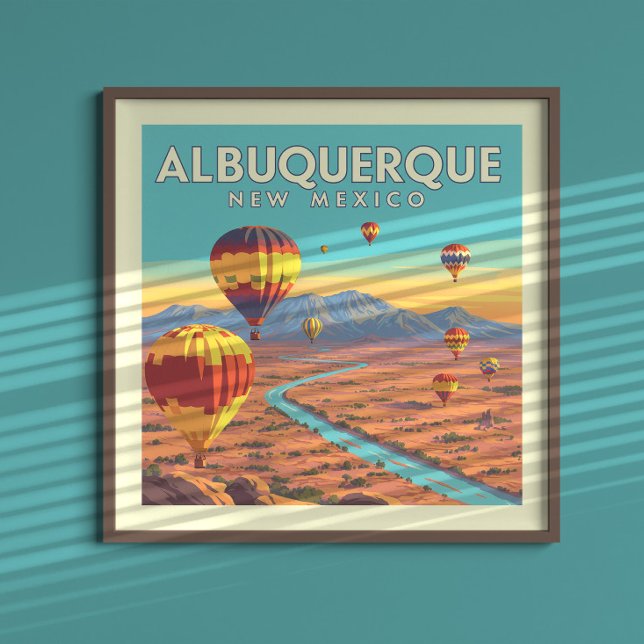 Póster Vintage Albuquerque New Mexico (Subido por el creador)