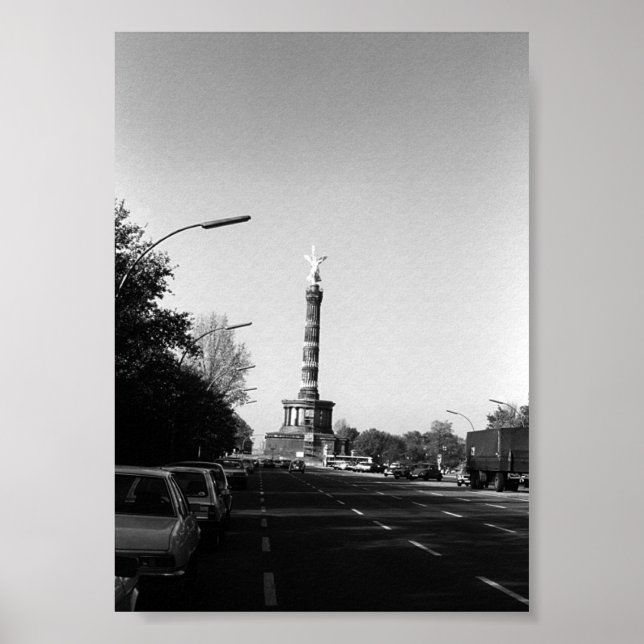 Póster Vintage Alemania Berlín 17 June Street (Frente)