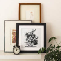 Vintage Alice en Wonderland Conejo Blanco como her