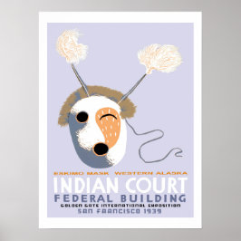 Póster Vintage American Design Exhibition