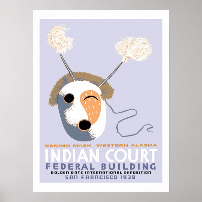 Póster Vintage American Design Exhibition (Frente)