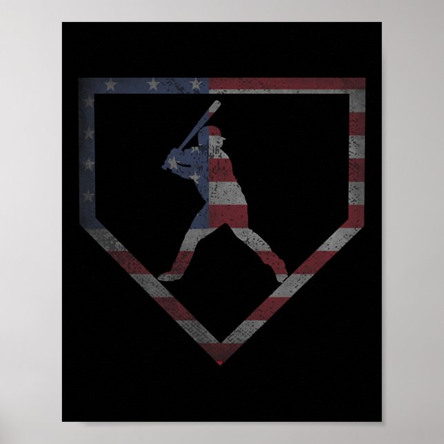 Póster Vintage American Flag Sell Usa (Frente)