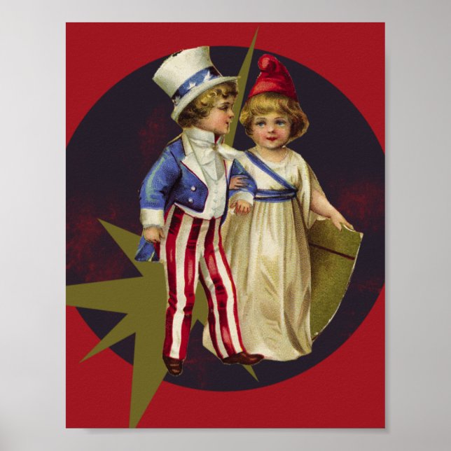 Póster Vintage Americana (Frente)