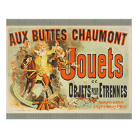 Póster Vintage Amigos de French Toy Joets
