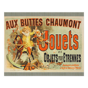 Póster Vintage Amigos de French Toy Joets
