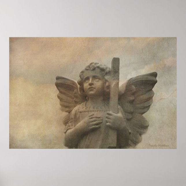 Póster Vintage Angel Poster (Frente)