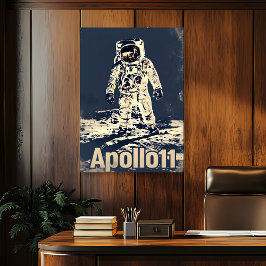 Póster Vintage Apollo 11