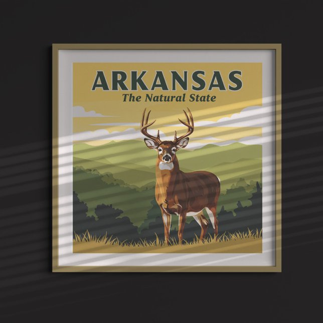 Póster Vintage Arkansas (Subido por el creador)