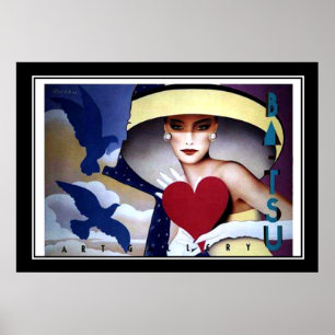 Póster vintage art déco