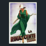 Póster Vintage Art Deco La Rinascente 1900s<br><div class="desc">This digital image is taken from the fabulous early 1900s Italian Vintage Art Deco poster ad by Marcello Dudovich titled: "La Rinascente Novita di Stagione". It features an elegantly dressed woman in emerald green dress with matching billowing cape and shoes. A great piece of memorabilia and gift for the lover...</div>