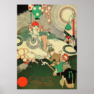 Póster Vintage Art Deco - Para Todos - 