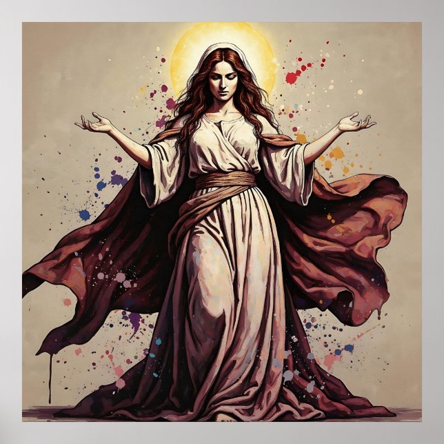 Póster Vintage Art Mary Magdalene   (Frente)