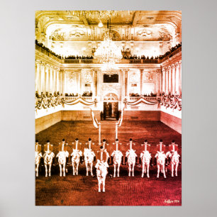 Póster Vintage Austria Viena Corbeta Española