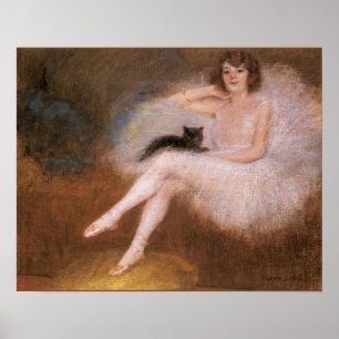 Póster Vintage Ballerina Poster