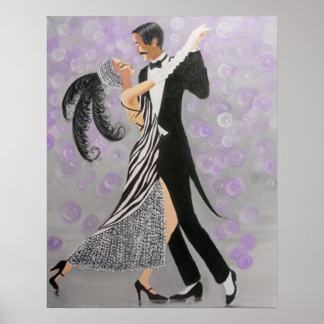 PÓSTER VINTAGE BALLROOM DANCERS (Frente)