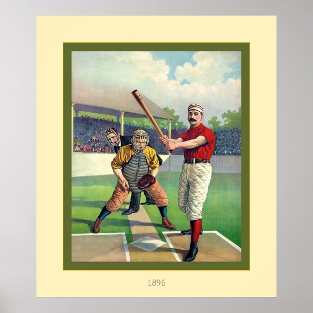 Póster Vintage Baseball (Frente)