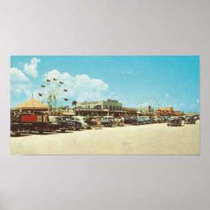 Póster vintage Bath house, Jacksonville, Florida