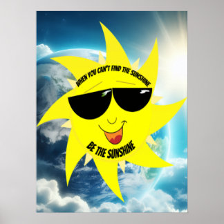 Póster Vintage Be The Sunshine