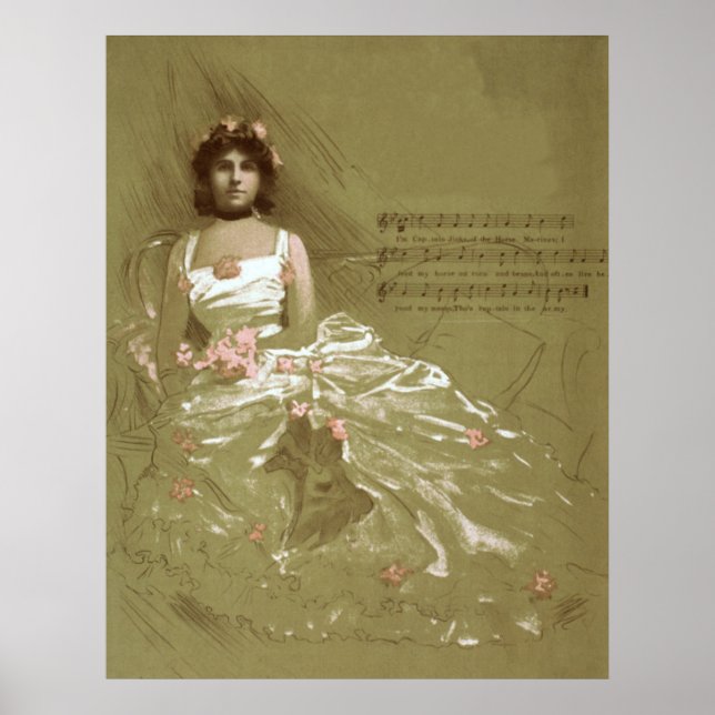 Póster Vintage Bride Poster (Frente)