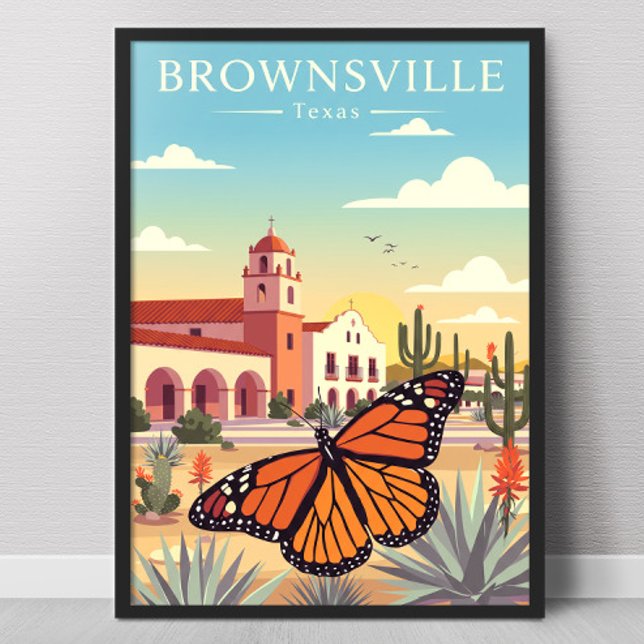 Póster Vintage Brownsville Texas (Subido por el creador)