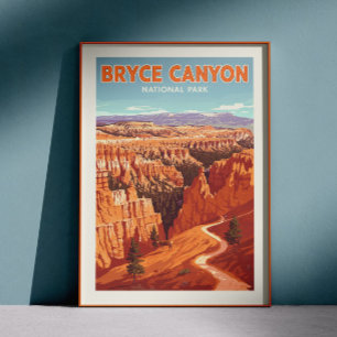 Póster Vintage Bryce Canyon