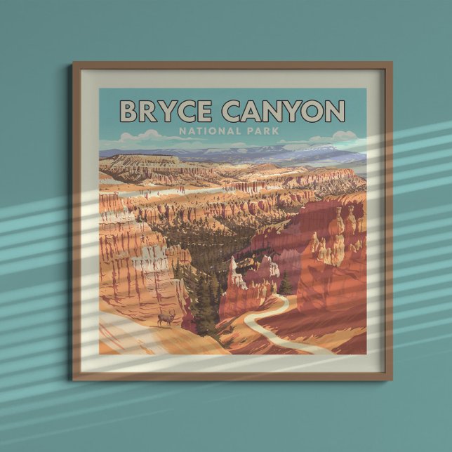Póster Vintage Bryce Canyon (Subido por el creador)