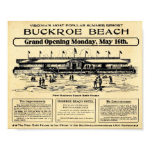 Vintage Buckroe Beach Virginia Print