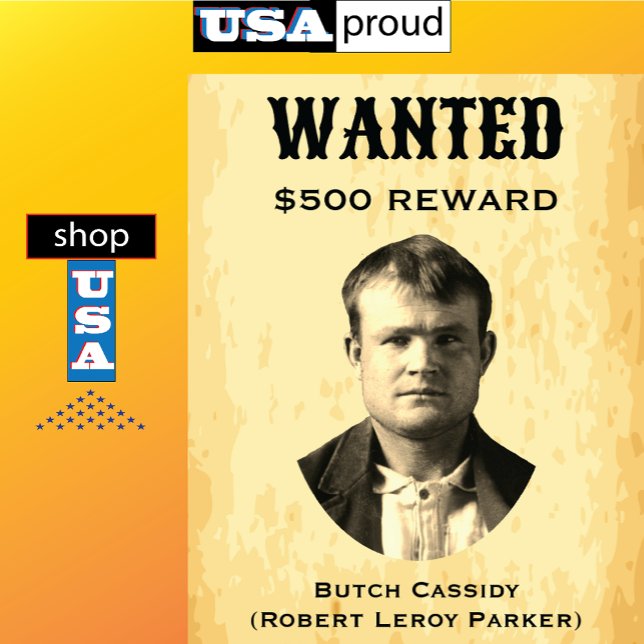 Póster Vintage Butch Cassidy quiere Poster Estados Unidos (Subido por el creador)
