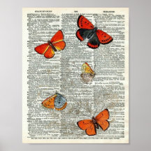 Vintage Butterfly Botanical #11 en la página del d