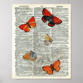 Póster Vintage Butterfly Botanical #11 en la página del d