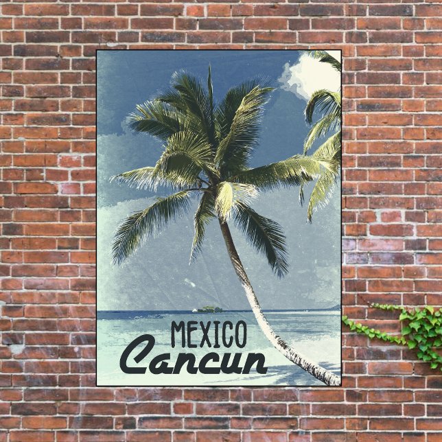 Póster Vintage Cancun Mexico Travel Adventure (Subido por el creador)