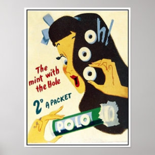 Póster Vintage Candy - La Fábrica de la Moneda con el anu