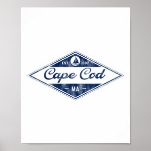 Póster Vintage Cape Cod