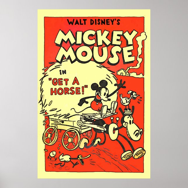 Póster Vintage Cartoon Poster (Frente)