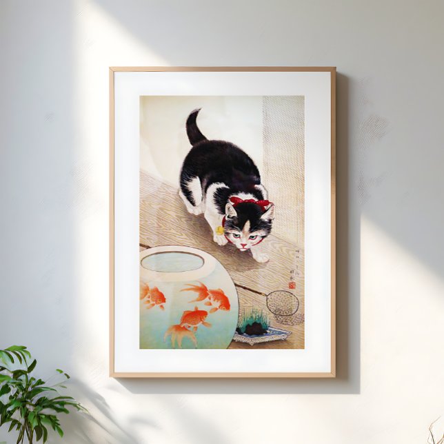 Póster Vintage Cat Japanese Illustration Art (Subido por el creador)