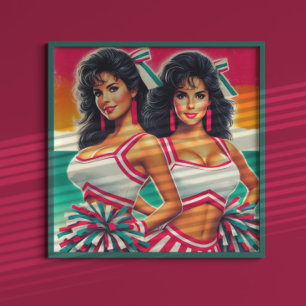 Póster Vintage Cheerlers